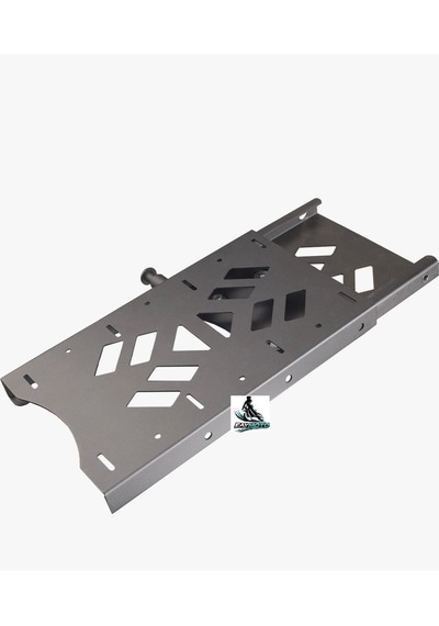 Honda Pcx Kızaklı Çanta Demiri Pizzacı Sökülebilir Lüx Kurye Demiri Aldmarka Supermoto Siyah