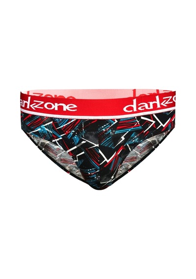 Darkzone Erkek Desenli Renkli Pamuklu Lastikli Slip Külot Çok Renkli
