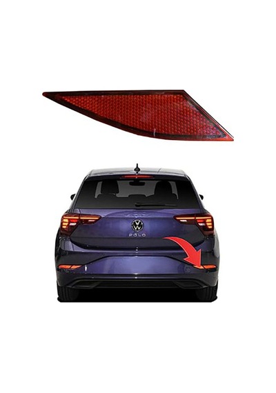 Volkswagen Polo 2021 Ve Sonrası Reflektör Arka Tampon Sağ İç Oem 2g0945104 Oem 2g0945104.