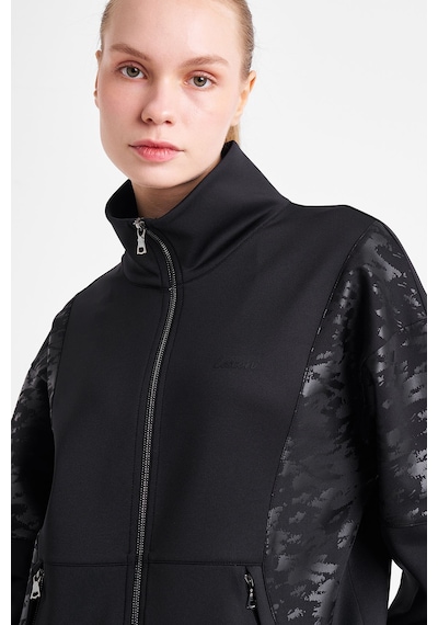 Lescon Kadın Fermuarlı Sweatshirt 25n-2129 Siyah