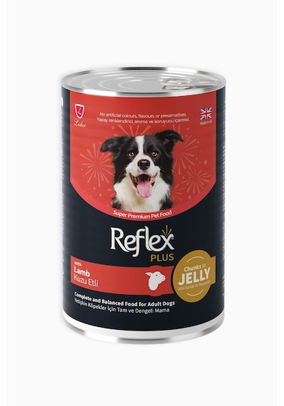 Reflex Plus Jöle İçinde Et Parçacıklı Kuzu Etli Yetişkin Köpek Maması 400 G