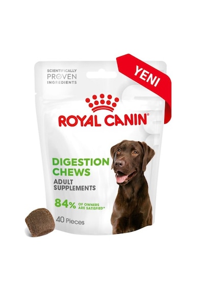 Digestion Chews Yetişkin Köpekler İçin Sindirim Sistemini Destekleyen Tamamlayıcı Ödül Maması 160g