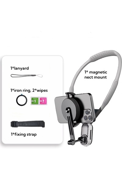 Scs-nh001 Manyetik Boyun Standı, Boyun Telefon Tutucu - Tripodu
