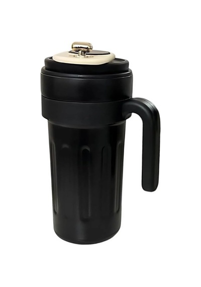 304 Paslanmaz Çelik 700 Ml Kulplu Derece Göstergeli Termos Bardak Mug - Al5023 Yeşil Çok Renkli