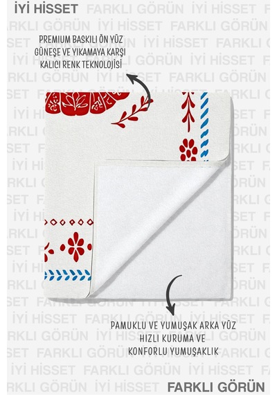Istakoz Marin Temalı Plaj Havlusu - Akdeniz Kırmızı Beyaz Şık Hızlı Kuruyan Mikrofiber Havlu İnci Kıyısı
