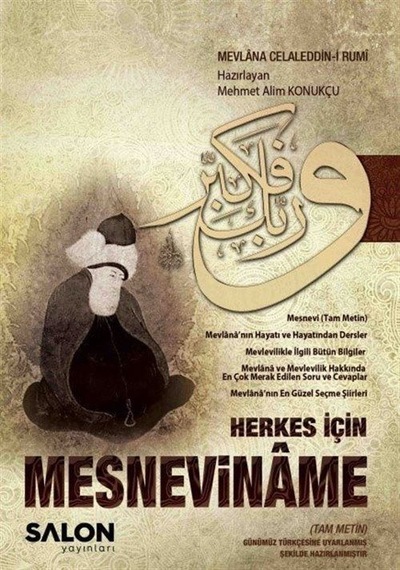 Herkes İçin Mesneviname - Mevlana Celaleddin-i Rumi - Salon Yayınları