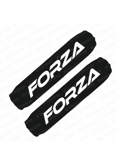 Forza Baskılı Amortisör Çorabı Kılıfı Beyaz