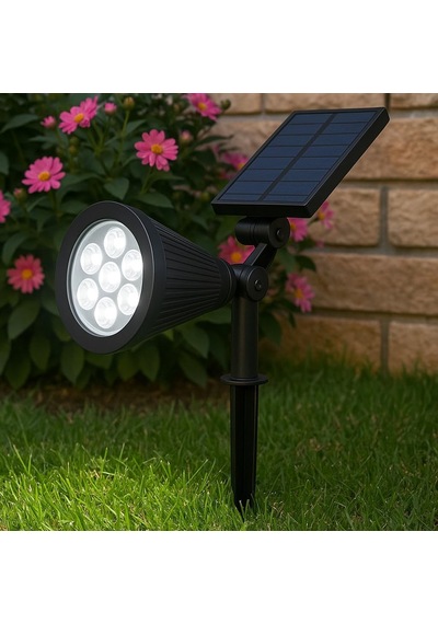 7w Solar Led Bahçe Armatürü 6400k Beyaz Işık Güneş Enerjili Kazıklı & Duvar Montajlı Çim Aydınlatma Lamb Diğer