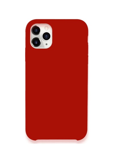 Newface Apple İphone 11 Pro Max Kılıf Lansman Legant Silikon - Kırmızı