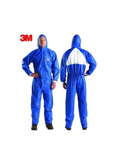 3M 4515 Tek Kullanımlık Mavi Tulum Genel Kullanım Amaçlı M Beden