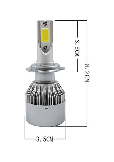 H1 Led Xenon Far Ampulu Şimşek Etkili 6500 Kelvin 8000 Lümen