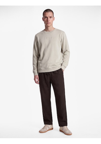 Koton Regular Fit Pamuklu Cepli Beli Bağcıklı Lastikli Pantolon Kahverengi 7wam40050hw Kahve