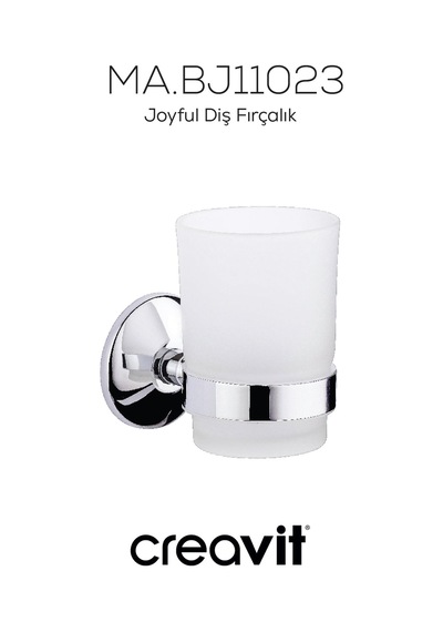 Creavit BJ11023 Joyful Diş  Fırçalık Krom
