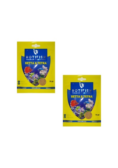 Rotifish Betta Tetra Balık Yemi 15 G x 2 Adet
