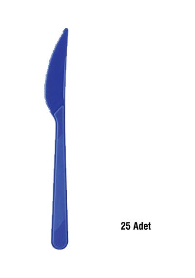 Roll Up Plastik Mavi Bıçak 25'li