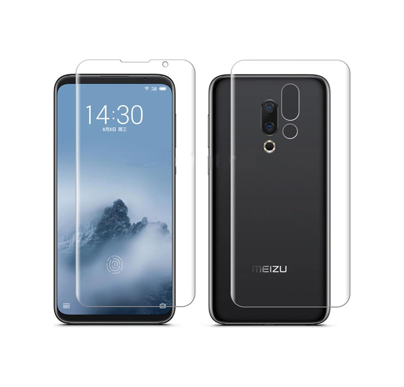 Meizu 18 Pro Ön-arka Darbe Emici Hd Ekran Koruyucu Kaplama