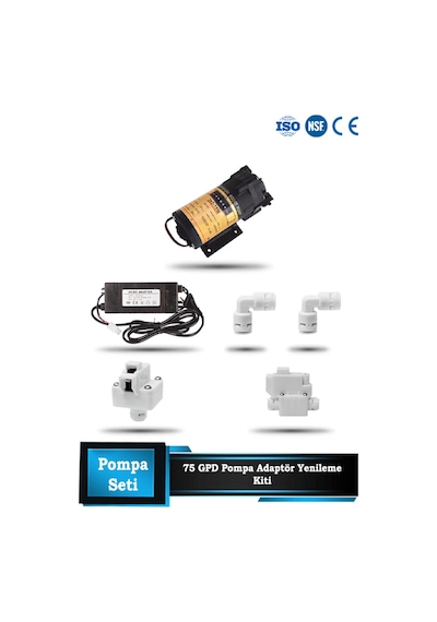 Sumarkt Su Arıtma Cihazı Pompa 75 Gpd Motor Yenileme Kiti