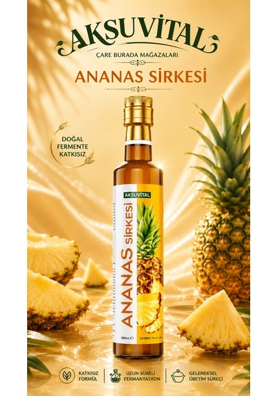 Aksu Vital - Ananas Sirkesi 500 Ml