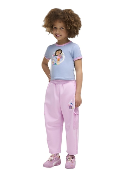 637636-47 Puma X Dora T7 Barrel Pants Çocuk Eşofman Altı Pembe 637636-47
