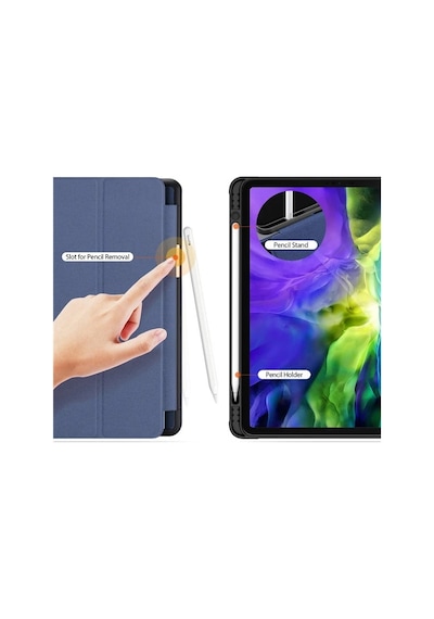 Dux Ducis İpad Pro 12.9 2021-2020-2018 Kılıf Kalem Yerli Soft Tpu Mıknatıslı Domo Series Kılıf- 57