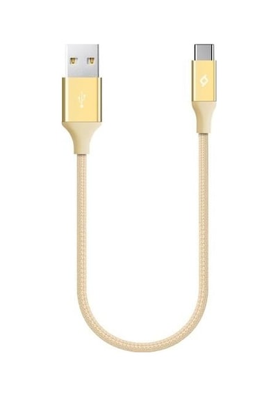 Ttec 2DK26A Alumicable Mini 30 cm Type-C Şarj Ve Data Kablosu Altın