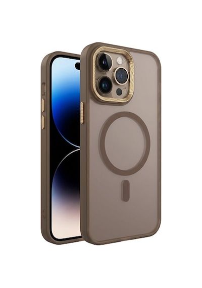 Fitcase Apple Uyumlu iPhone 16 Pro Max Kılıf Soft Mat Magsafe Kapak Çöl