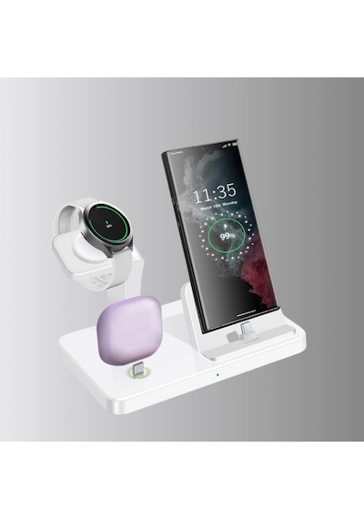Kablosuz Şarj İstasyonu 4 Ü 1 Arada Apple iPhone Uyumlu Apple Watch Uyumlu Ve Apple Airpods Uyumlu  26347337