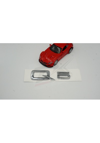 Audi Q5 Bagaj Krom 3M Yazı Logo Gümüş Krom