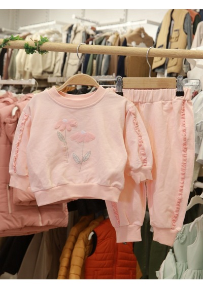 Xo Kids Kız Çocuk Eşofman Takım 9-24 Ay 52017 Somon