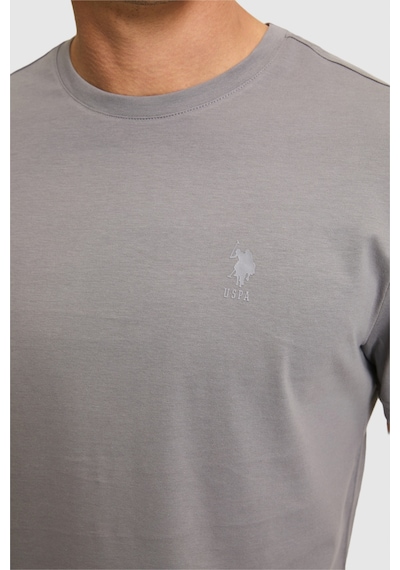 U.s. Polo Assn. Erkek Gri Tişört Basic 50326953-vr024