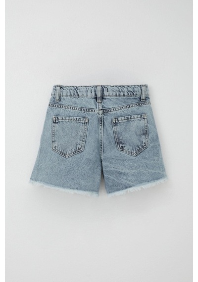 Breeze Kız Çocuk Şort Jean Papatya Nakışlı Paçası Püskül Detaylı 5-9 Yaş, Açık Mavi Açık Mavi Breeze Kız Çocuk Şort Jean Papatya Nakışlı Paçası Püskül Detaylı 5-9 Yaş, Açık Mavi Açık Mavi