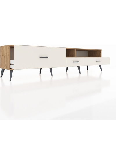 Hyperion Tv Ünitesi 2 Raflı 3 Çekmeceli 220x44x51 Çam-çam/aytaşı Atlas Çam/aytası - Atlas Çam Hyperion Tv Ünitesi 2 Raflı 3 Çekmeceli 220x44x51 Çam-çam/aytaşı Atlas Çam/aytası - Atlas Çam