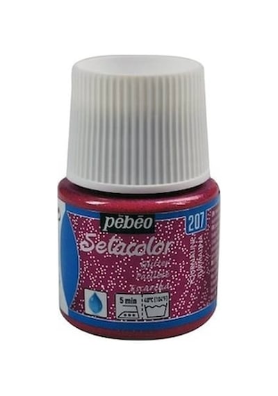 Pebeo Setacolor Glitter Simli Kumaş Boyası 207 Tourmalıne