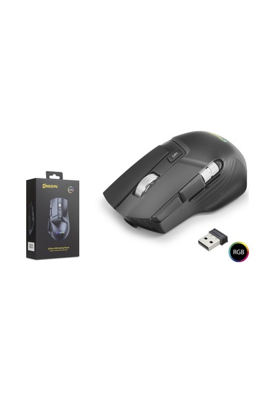 Mkespn W13 Dual Mode Gaming Mouse 10000 Dpı 10 Tuş 1000hz Rgb - Siyah