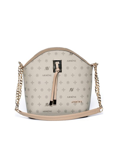 Armine 102 Kadın Omuz Kol Çantası ARMİNE-102-R9033 Vizon