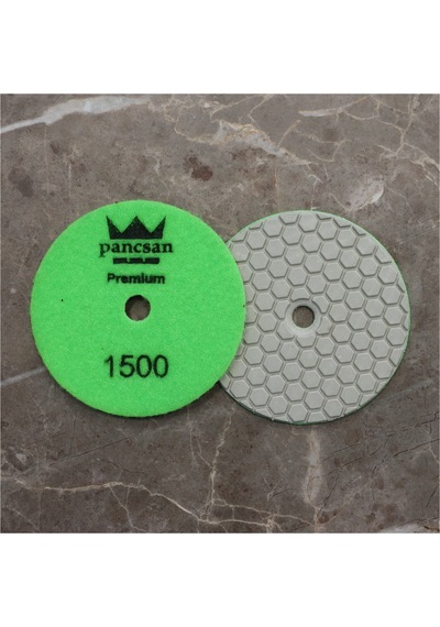 Pancsan - Kuru Esnek Parlatma 1500 Ped Leri 100 Mm Elmas Porselen , Granit , Mermer , Çimstone , Seramik