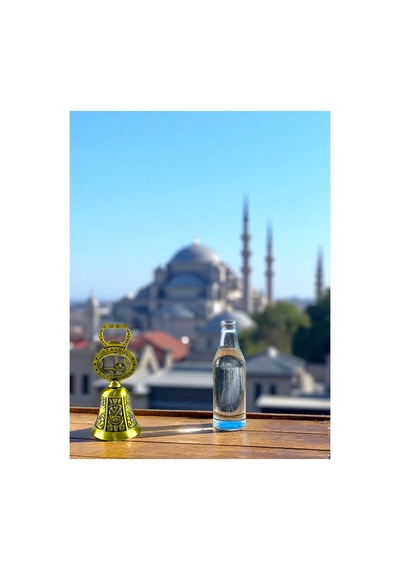Sultanahmet Temalı Zilli Gazlı İçecek Açacağı Çelik Metal, Çan Şeklinde 11x5 CM 727615335