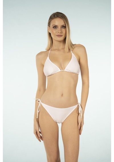 Estiva Üçgen İpli Bikini Takımı - Beyaz