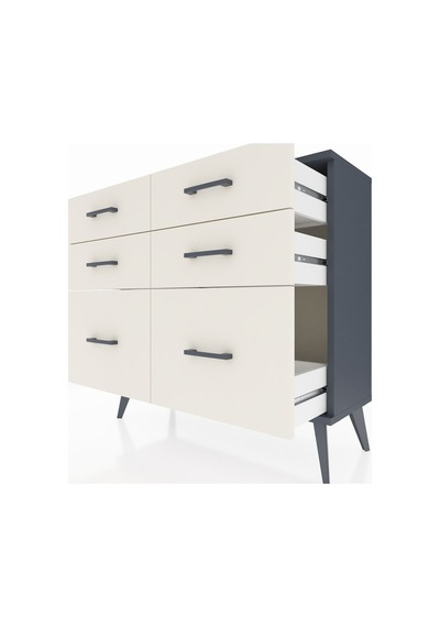 Arges Şifonyer 6 Çekmeceli 88x30x80 Antrasit-antrasit/aytaşı Antrasit/aytaşı Arges Şifonyer 6 Çekmeceli 88x30x80 Antrasit-antrasit/aytaşı Antrasit/aytaşı