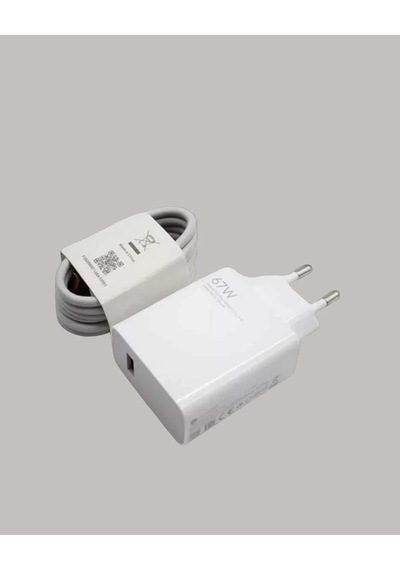 Lbk Güvenli Ve Hızlı Şarj İçin 67w Turbo Adaptör Type-c Kablo İle