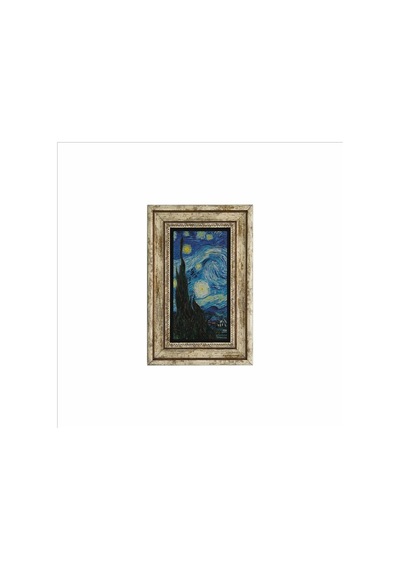 Yıldızlı Gece -van Gogh Baskılı Taş Tablo 20x30