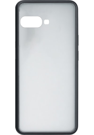 Google Pixel 10a İle Uyumlu Luna Serisi Köşe Korumalı Sert Rubber Kılıf - Al3422 Siyah