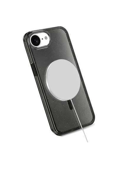 Apple Uyumlu iPhone 17e / 16e Kılıf M-safe Şarj Özellikli Simli Sert Şeffaf Allstar Kapak