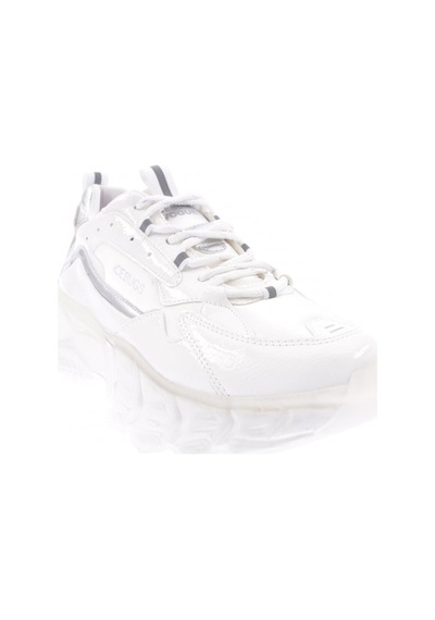 Dgn 70150-22y Kadın Bağcıklı Mega Kalın Taban Sneakers Ayakkabı 70150-2027-R0198 Beyaz