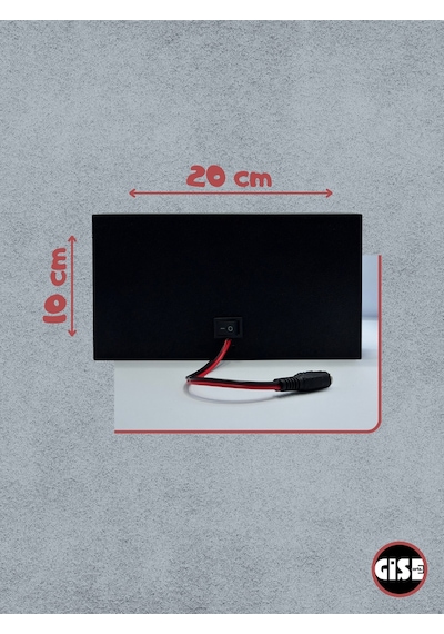 Masa Lambası - Code On Yazılım Adaptörlü Dekoratif & Hediyelik Lamba Çok Renkli