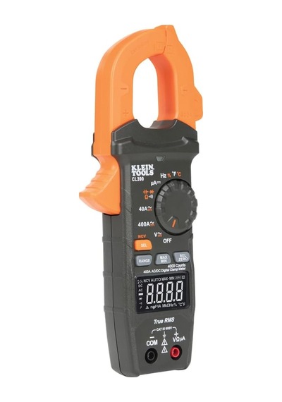 Dijital Kelepçe Ölçer, Otomatik Mesafe 400 Amp Ölçüm Elektronik Ac/dc Voltaj Ac/dc Akım Direnci Ve Trms, Klein To