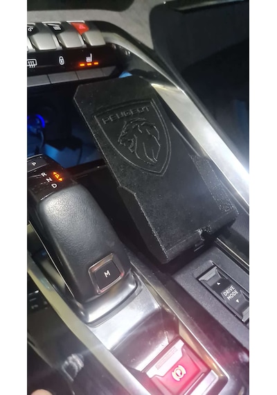 Peugeot 3008 5008 Telefon Tutucu Konsol Araca Özel Tasarım Birebir Uyumlu 1