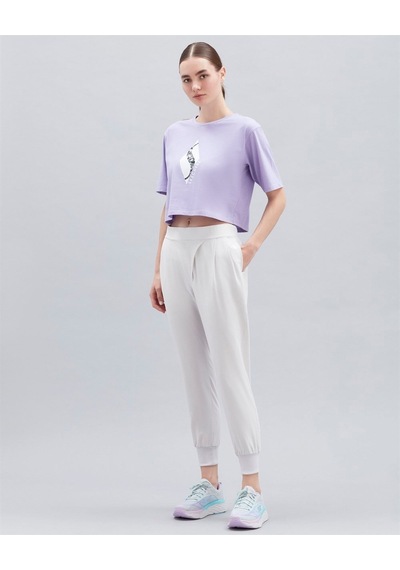 W Micro Coll Daily Jogger Pant-krem Krem