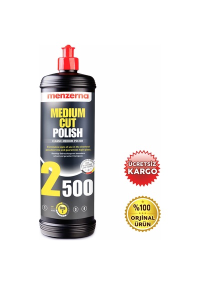 Menzerna Medium Cut Polish 2500 – Orta Der.çizik Gid.cila 1 Lt