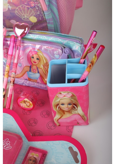 X Dekomus Lisanslı Barbie Deniz Kızı Collection Kırtasiye Seti Okul Ve Kalem Çantası,beslenme Kabı,matara Altın